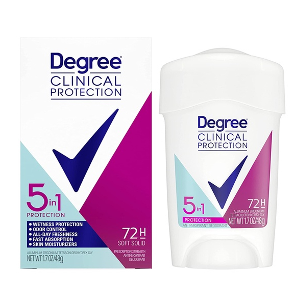 Degree Clinical Protection Antiperspirant Deodorant 5 in 1 Protection
