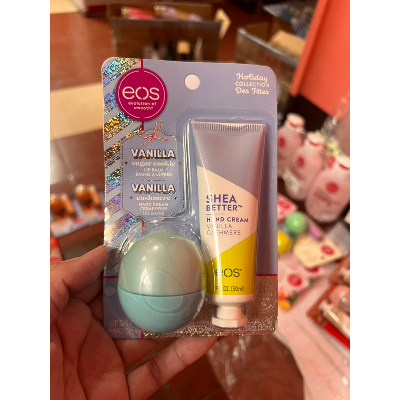 EOS Lip Balm and Hand Cream Set Shopee Philippines