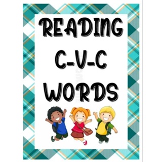 Reading CVC Words (24 pages) free bookbind