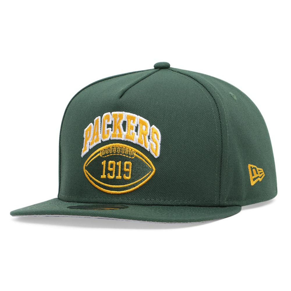 Green Bay Packers NFL Established 1919 Dark Green 9FIFTY A-Frame ...