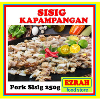 Pork Sisig Kapampangan 250g A traditional taste of slightly sour salty and creamy sisig of Pampanga.