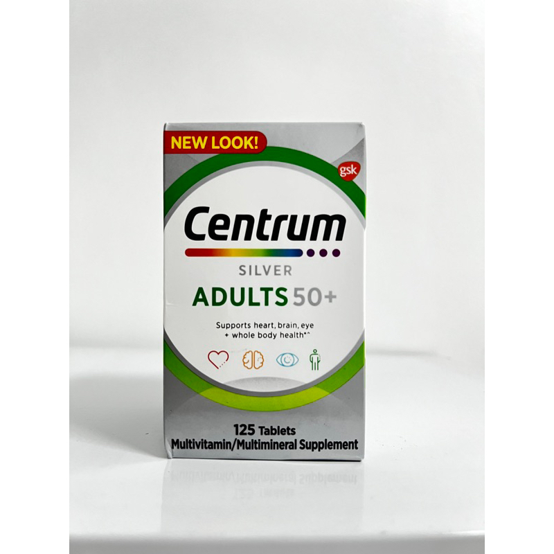 Centrum Silver, Adults 50+ Mutivitamin 125 tablets | Shopee Philippines