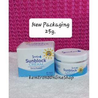 SkeenCare Sunblock Cream SPF45 25g.