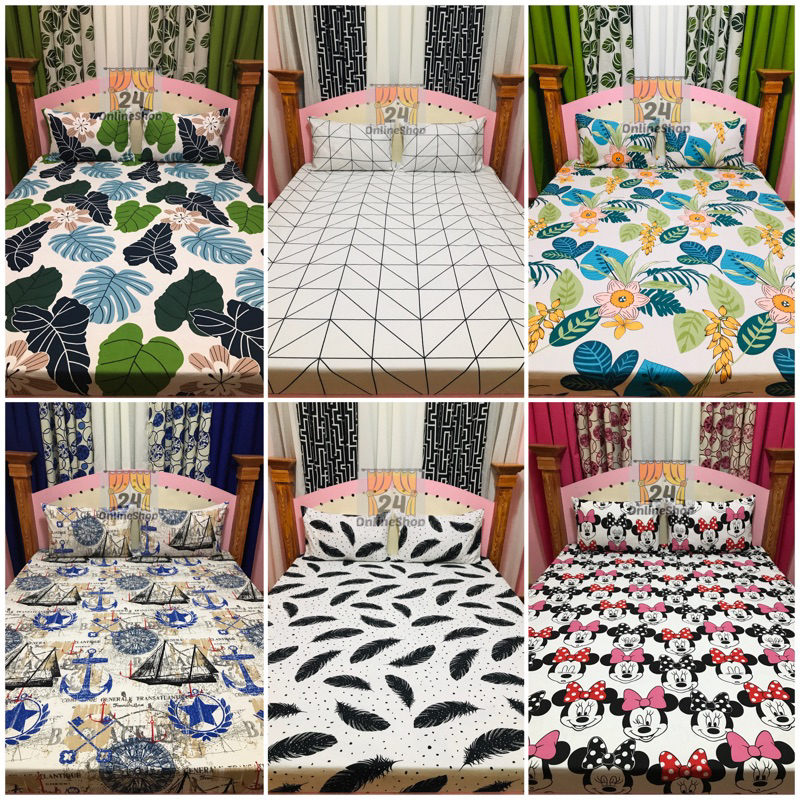 Resort Bedsheets 3in1 Canadian Bedsheets with two pillowcases