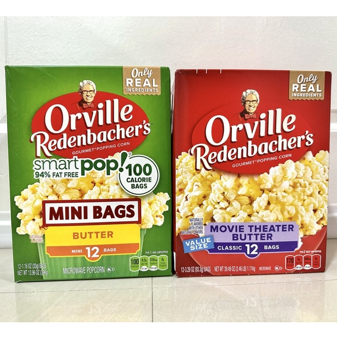 Orville Smart Pop 94% Fat Free Microwave Popcorn from US | Shopee ...