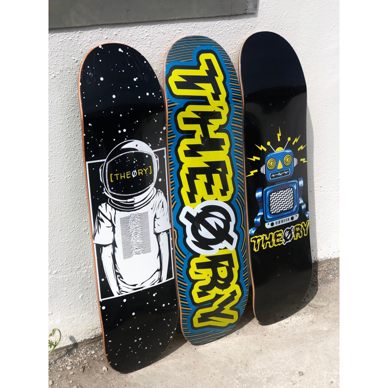 THEORY SKATEBOARDS (PROFESSIONAL GRADE DECK WITH FREE GRIPTAPE