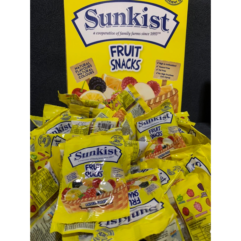 Sunkist Mixed Fruit Snacks Minis 23G Shopee Philippines