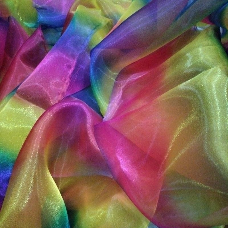 RETAIL CUT Rainbow Crystalline Cloth /Crystalet / Rainbow Fishing Cloth