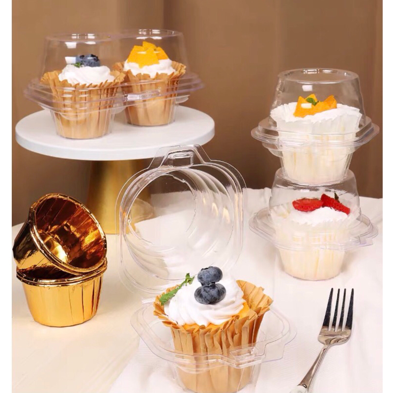 Thick Clamshell cupcake container Solo or Duo Shopee Philippines
