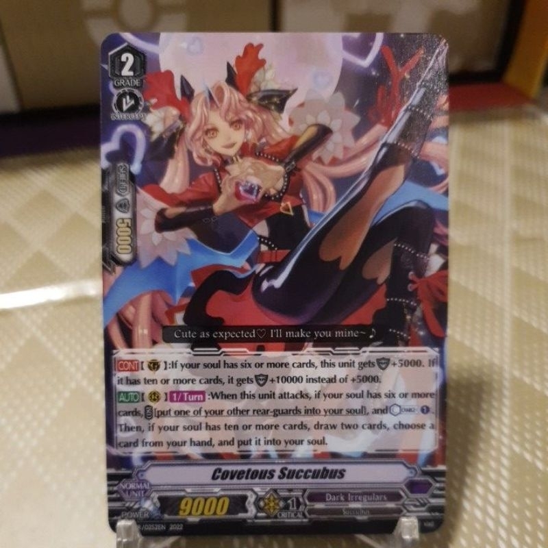 COVETOUS SUCCUBUS PR CARDFIGHT VANGUARD ENGLISH | Shopee Philippines