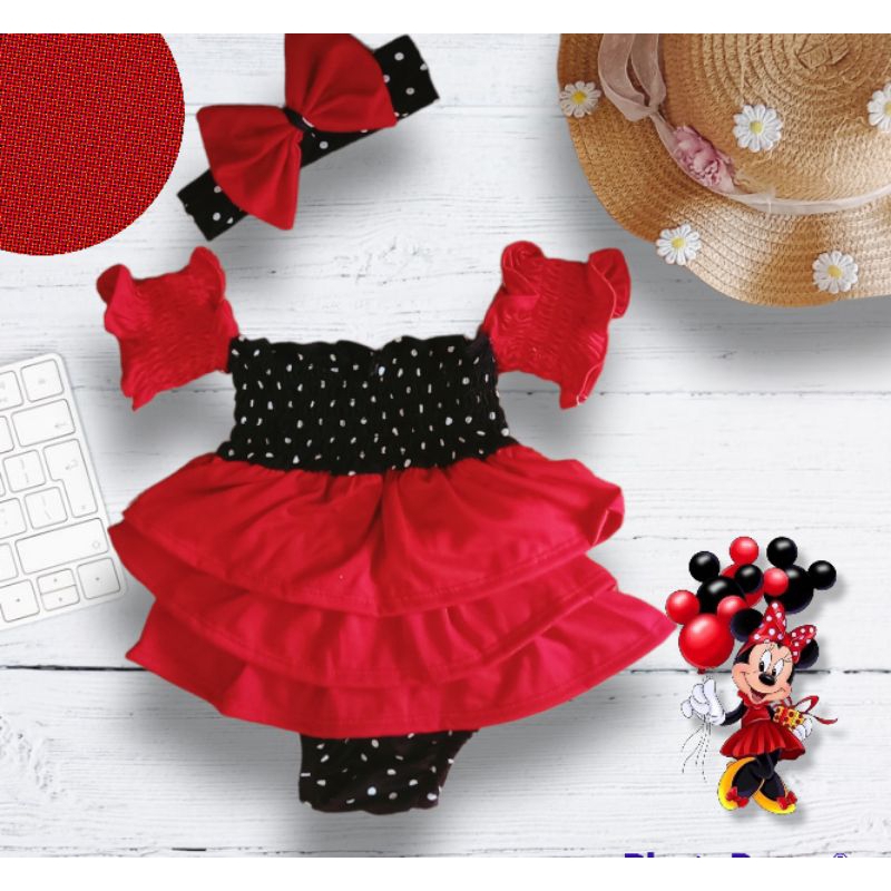 Newborn Baby girl Romper dress Minnie mouse 09months) Shopee Philippines