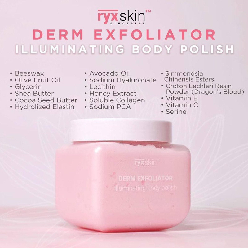 RYXSKIN Derm Exfoliator Illuminating Body Polish | Ryx Skin Body Polish