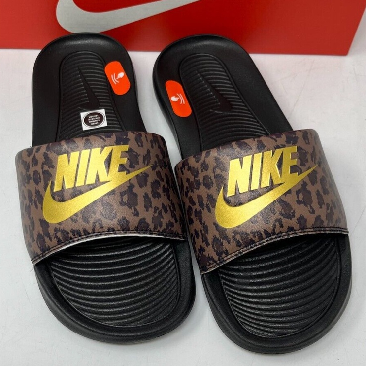 Nike Victori One Women's Slides Leopard Archaeo Brown CN9676200 (100