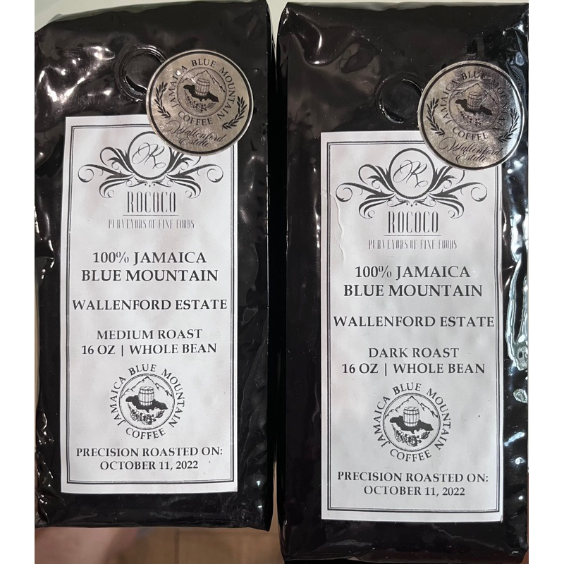 Jamaican Blue Mountain Coffee Wallenford Estate 1lb Medium / Dark Roast