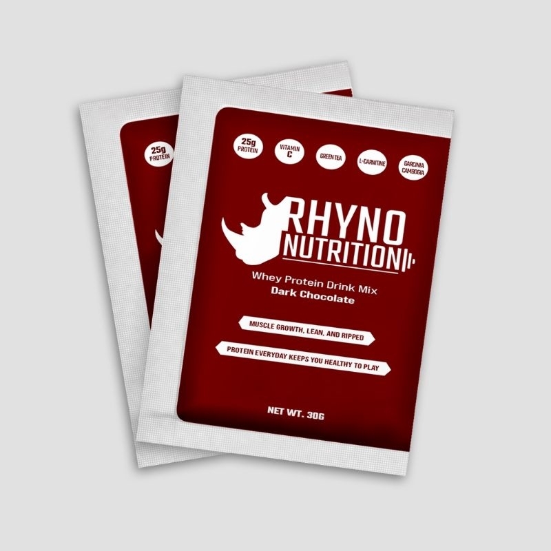 Rhyno Nutrition Whey Protein Drink Mix, 1 Sachet, 30g Shopee Philippines