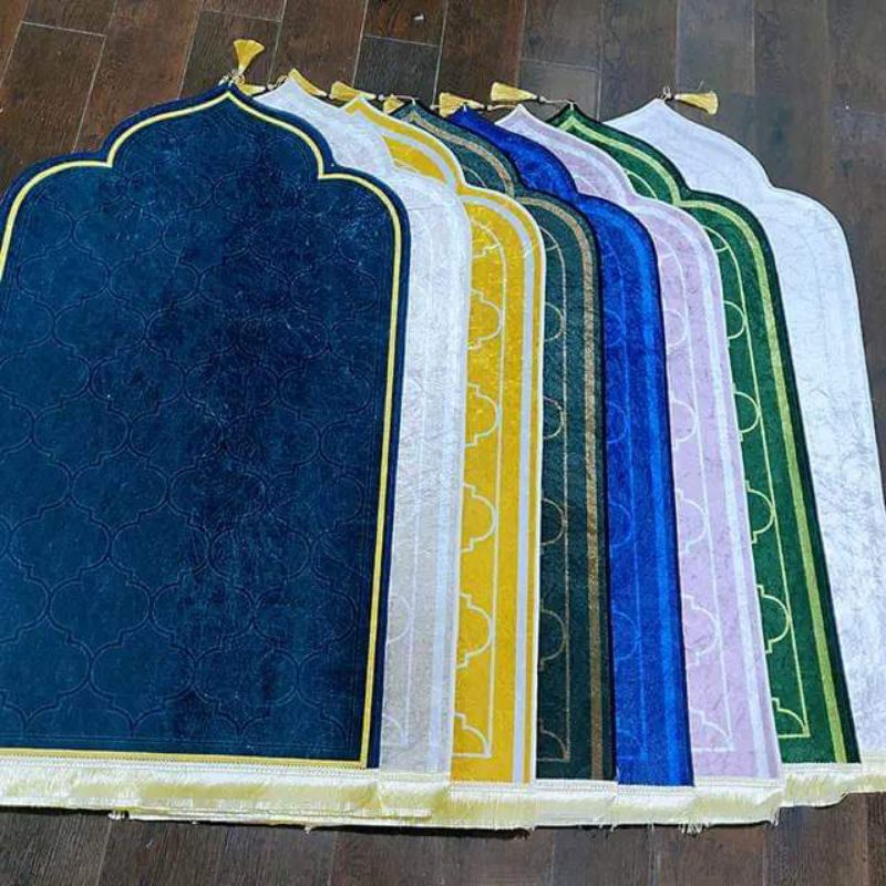 ORIG ELEGANT SAUDI SAJADA MUSLIM PRAYER CARPET MAT SAJJADAH PRAYER RUG