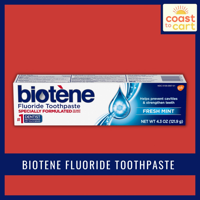 Biotene Fluoride Toothpaste for Dry Mouth Symptoms, Bad Breath