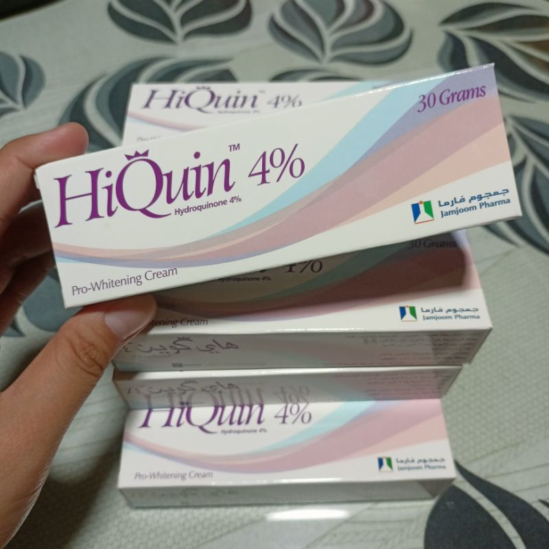 Authentic HiQuin Hydroquinone Cream Pro Whitening 4 30G ON HAND