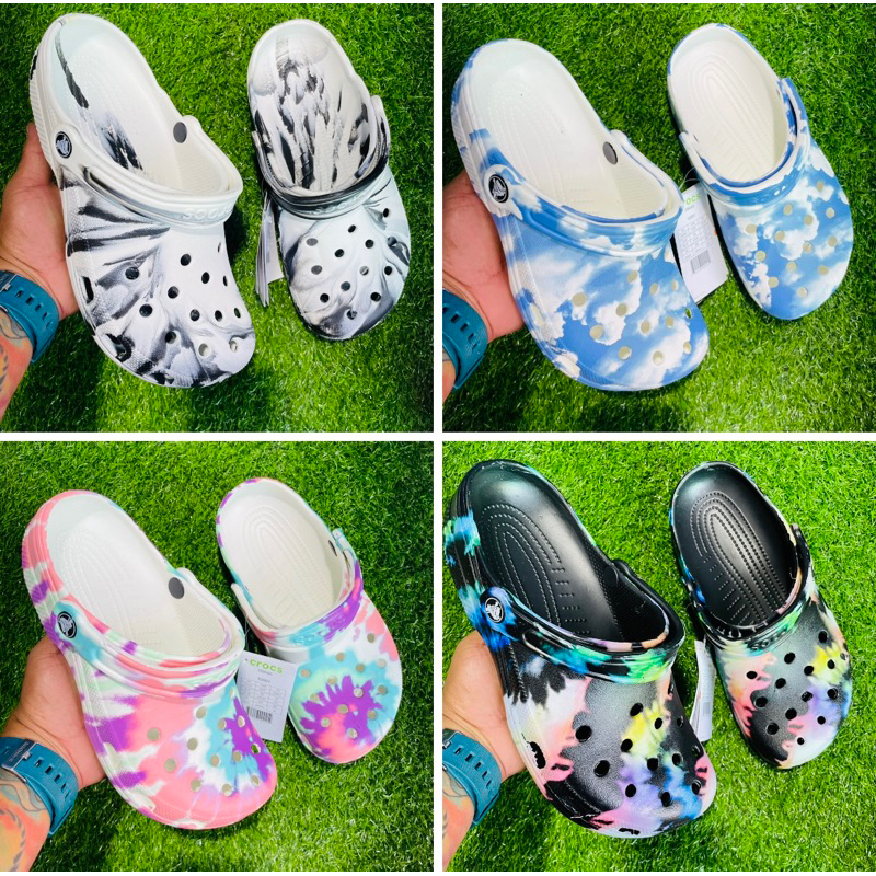 Crocs Classic Clogs Tie Dye | Shopee Philippines