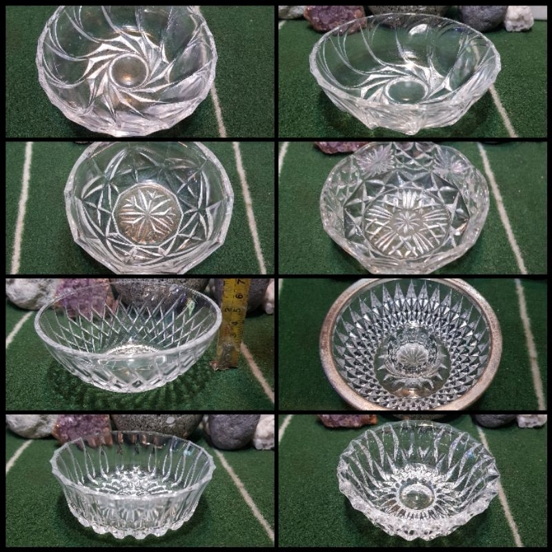 Japan surplus/UK surplus glass plates bowls ashtray side plate saucers