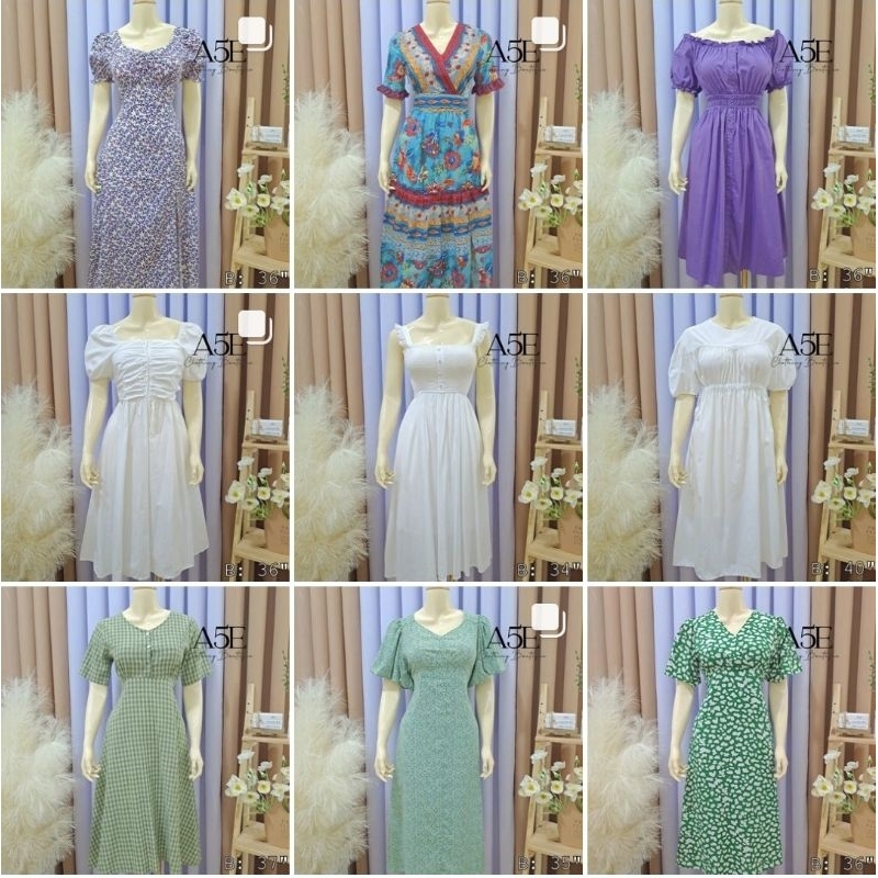 167th Collection of korean Dresses Shopee Philippines