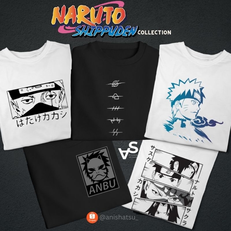 Naruto Shippuden Anime T Shirt Collection 1 - Anti-Village Symbols -  Anishatsu | Shopee Philippines