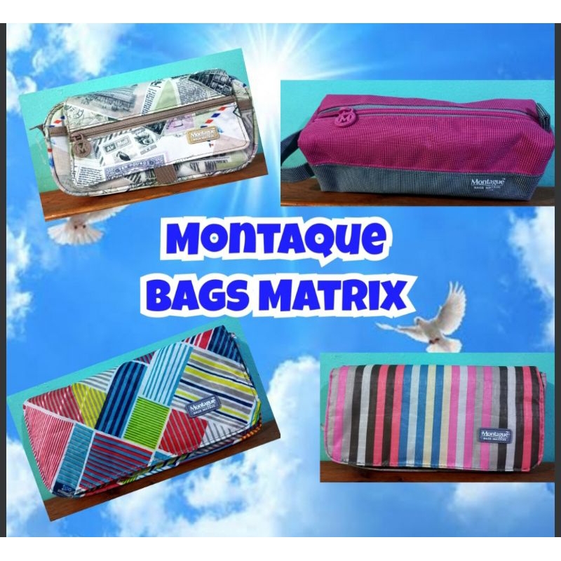 Montaque Bags Matrix Pouches (Authentic) Shopee Philippines