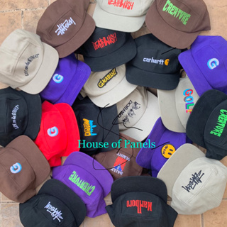 5 Panel Caps embroidery