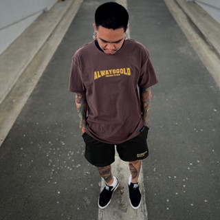 REGULAR FIT-ESPRESSO BROWN-OGV3 EMBROIDERED