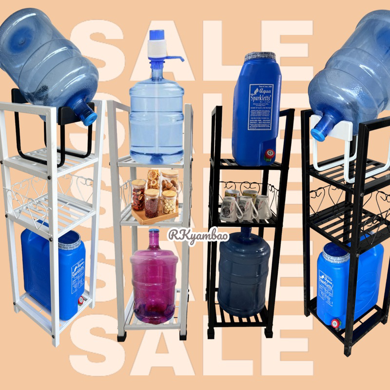Mineral Water Rack Stand For SlimRound Gallons / RKyambao Shopee