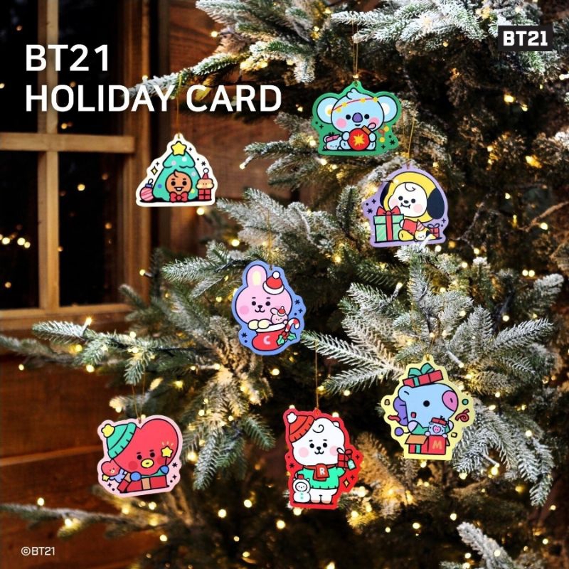 BT21 HOLIDAY CARD SET OFFICIAL Shopee Philippines