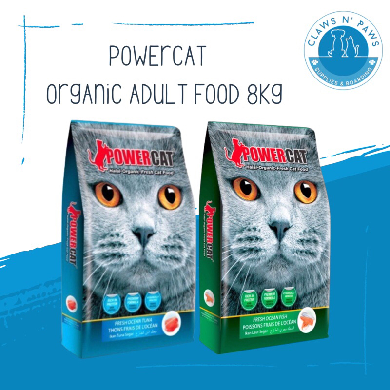 Powercat Halal Organic Adult Cat Dry Food 8kg Shopee Philippines