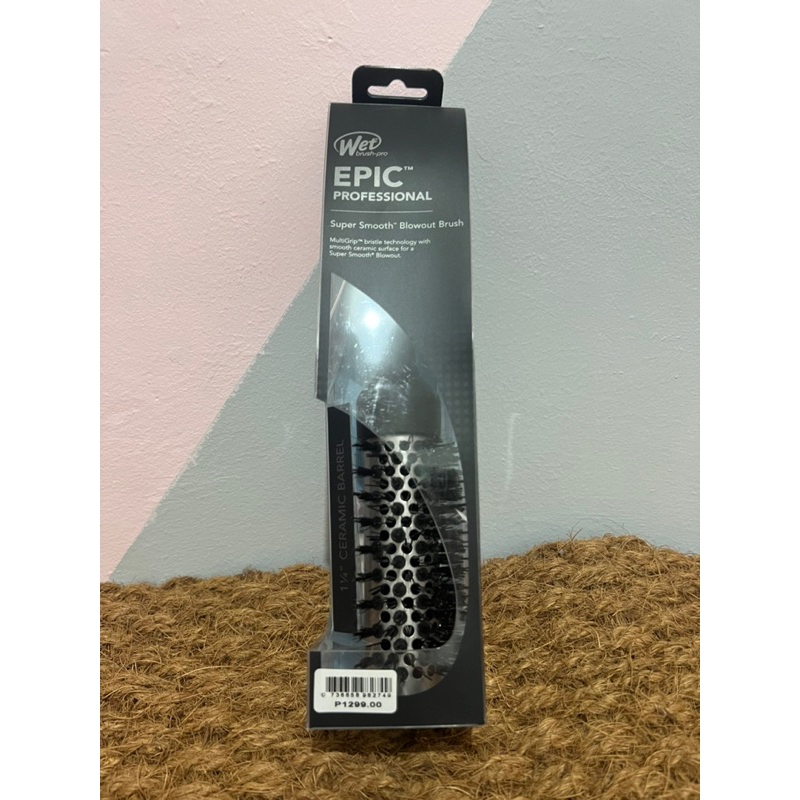 WET Brush Pro EPIC Professional Super Smooth Blowout Brush Shopee