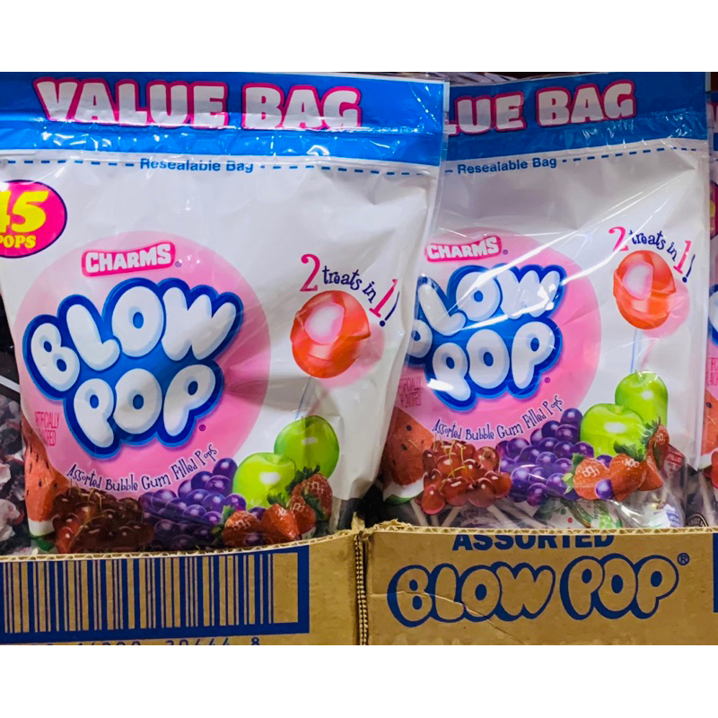 CHARMS BLOW POP ASSORTED BUbbLe gum FilLed PoPS Shopee Philippines