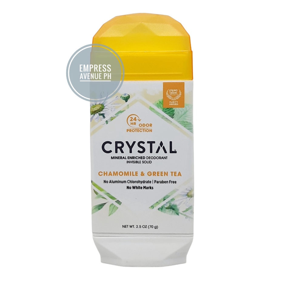 Crystal Invisible Solid Deodorant Chamomile & Green Tea 70g (2.5 oz