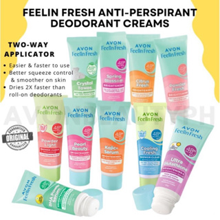 AVON Feelin Fresh Anti-Perspirant Deodorant Creams QUELCH 55 grams or 60 grams