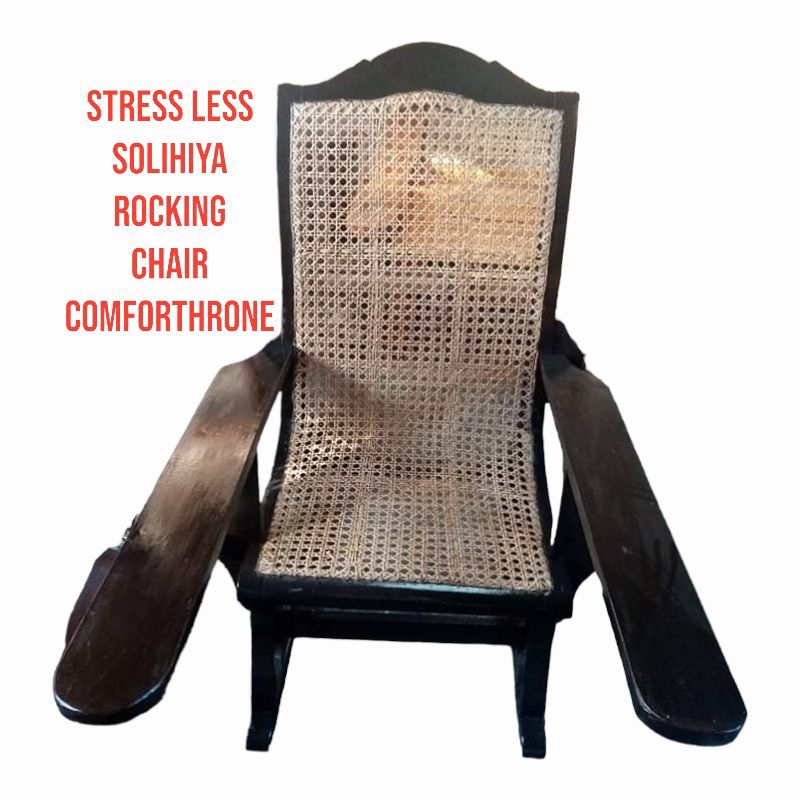 WOODEN ROCKING CHAIR SOLIHIYA RATTAN Shopee Philippines