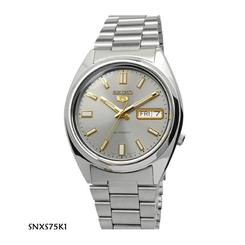 Seiko 5 SNXS75 Automatic Steel Watch Classic SNXS75K | Shopee Philippines