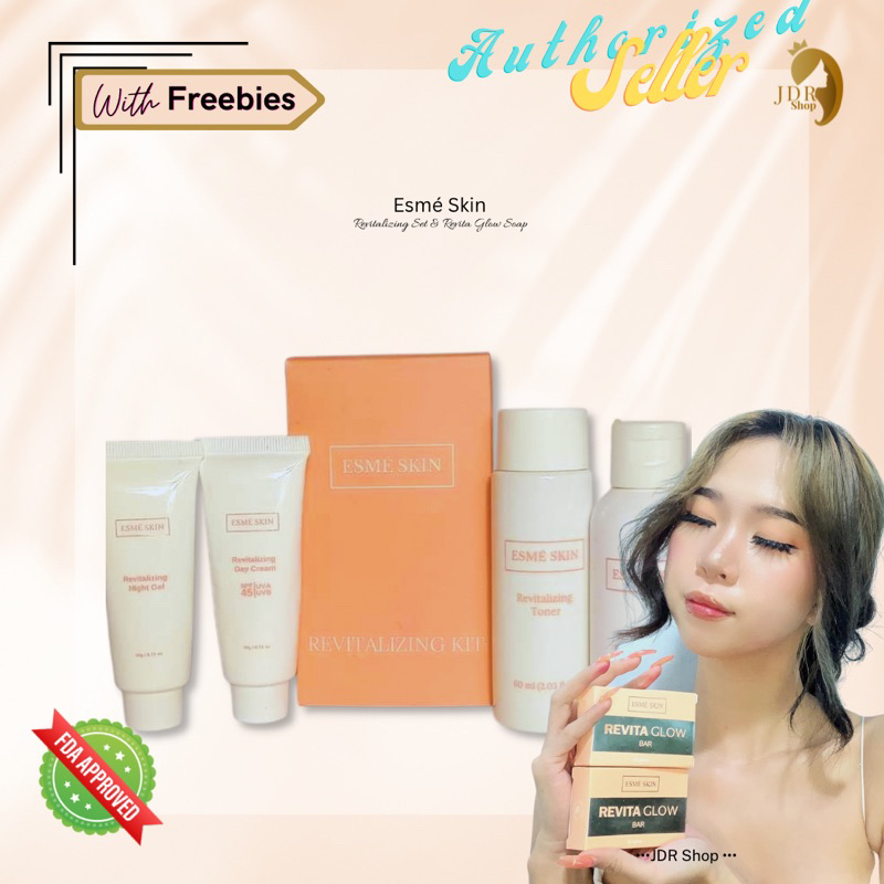 Revitalizing kit and revita glow soap by esme skin Shopee Philippines
