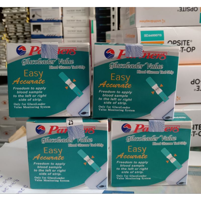 GLUCOLEADER VALUE STRIPS 25'S (PARTNERS) | Shopee Philippines