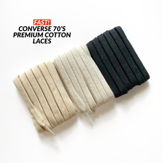 LAZE.PH Converse 70's premium cotton shoe laces (0.8cm) w/ FREE aglets