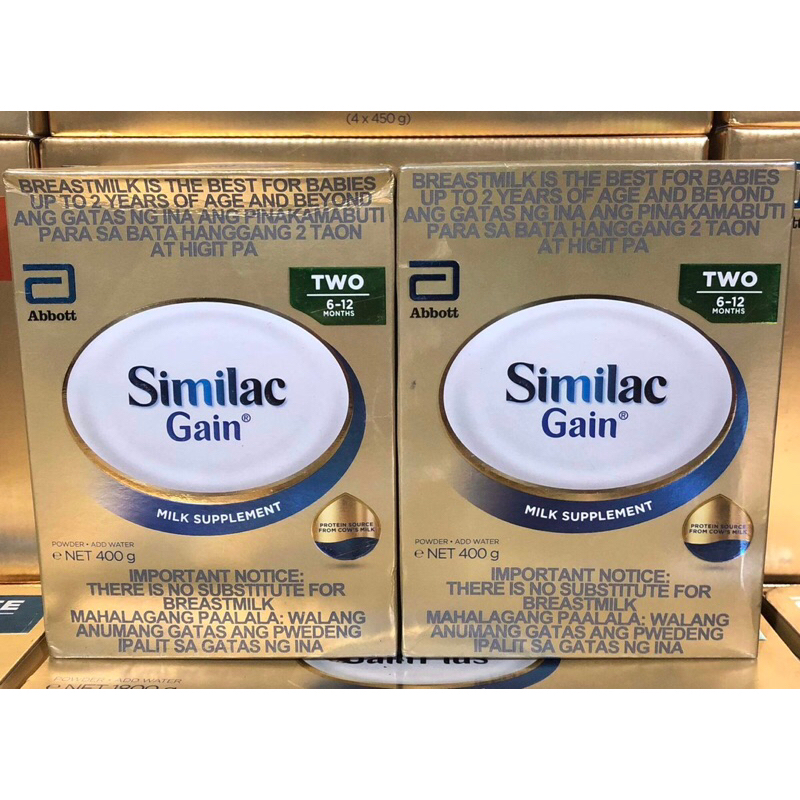 Similac gain 6-12 (900g/1.2kg/1.8kg/2.4kg)