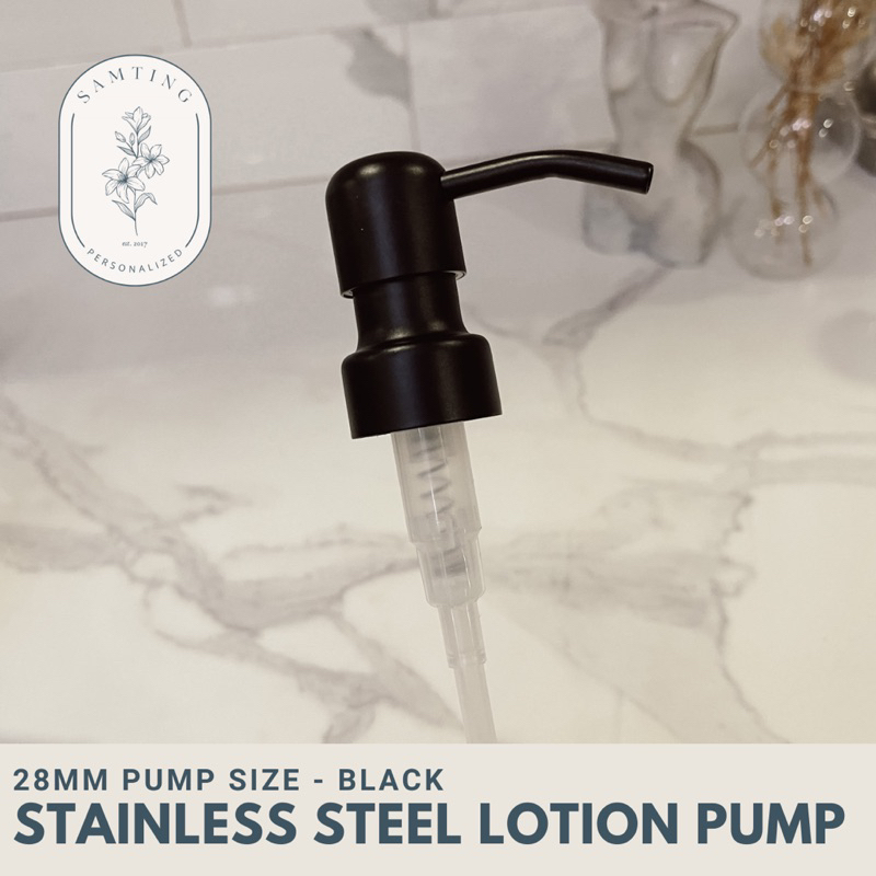 Stainless Steel Replacement Lotion Pump BLACK Shopee Philippines