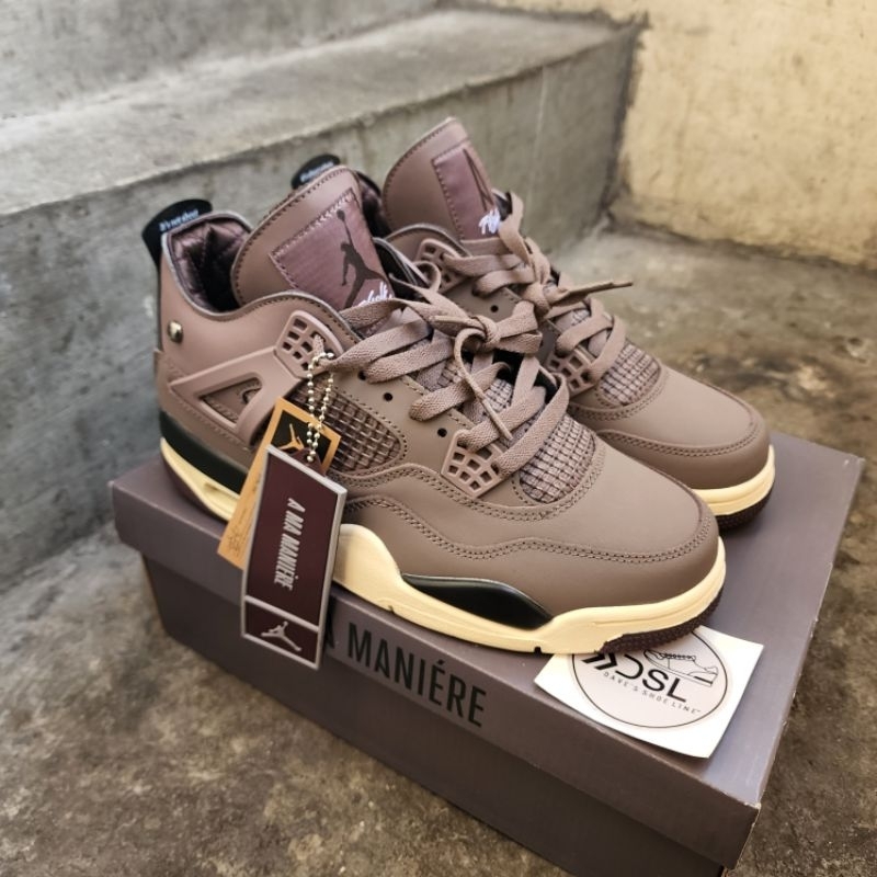a ma maniere jordan 4 material