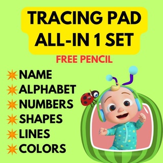 1 SET|ALL-IN|TRACING PAD FREE PENCIL