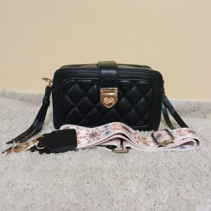Fashion camera bag wide strap Shopee Philippines