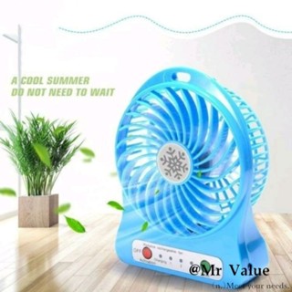 Fan With (18650# Battery 1Pcs) Mini Portable Multifunctional Rechargeable