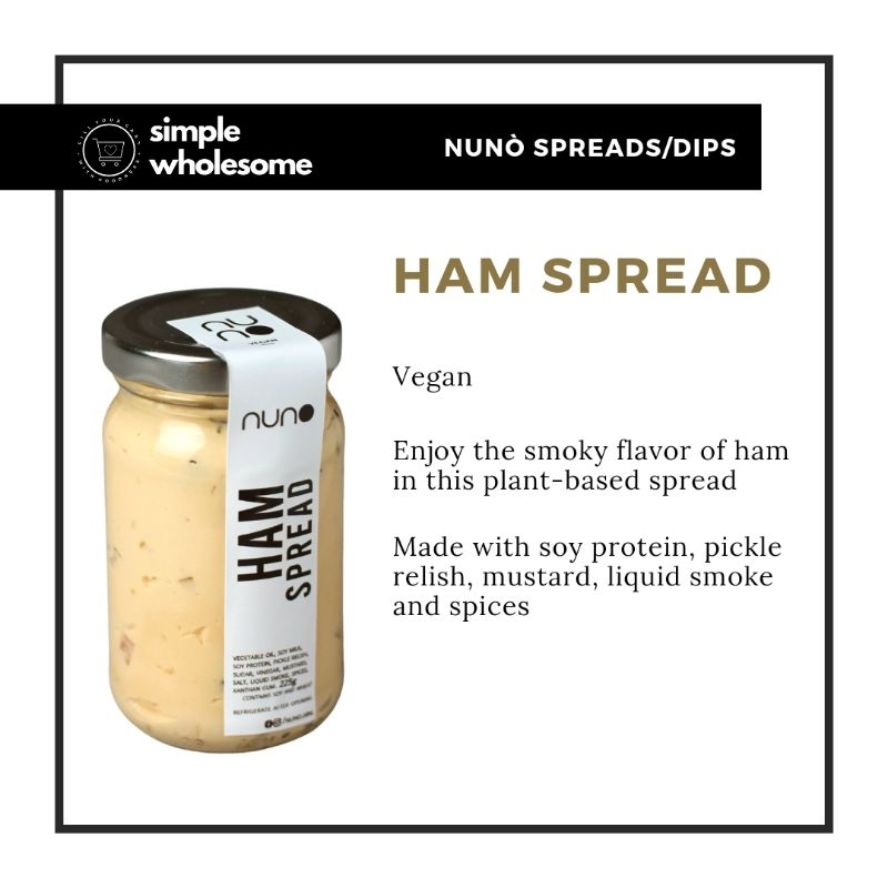 Simple Wholesome Nuno Vegan Ham Sandwich Spread (Healthy Choice Dairy