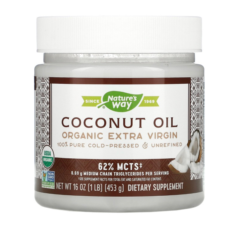 Nature’s Way Organic Extra Virgin Coconut Oil 453g | Shopee Philippines