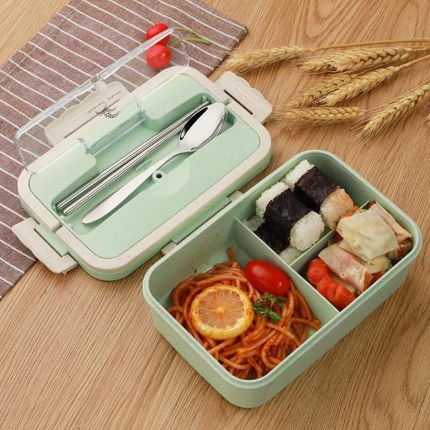 BENTO BOX LUNCH BOX Good Wheat Material EcoFriendly Lunch Box with